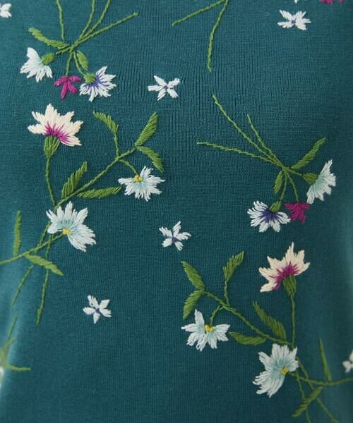 Sybilla / シビラ ニット・セーター | フラワー刺繍ノースリーブプルオーバー | 詳細8