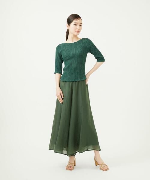 Sybilla / シビラ カットソー | シャーリングボートネックカットソー | 詳細9