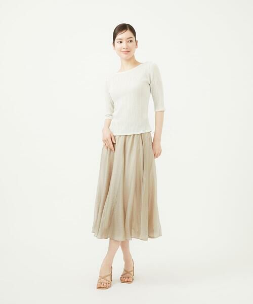 Sybilla / シビラ カットソー | シャーリングボートネックカットソー | 詳細11