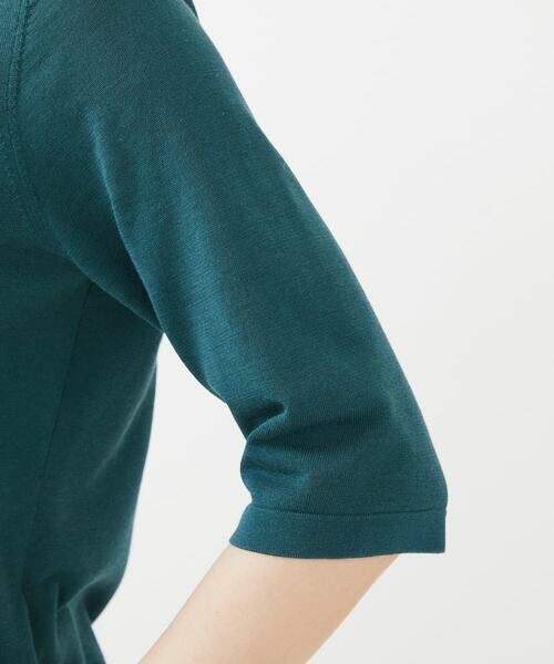 Sybilla / シビラ カーディガン・ボレロ | フラワー刺繍五分袖カーディガン | 詳細6