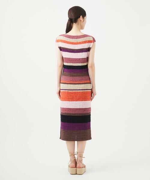 Sybilla / シビラ ロング・マキシ丈ワンピース | 【PLAYA】ランダムボーダーニットドレス | 詳細4