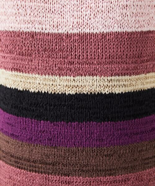 Sybilla / シビラ ロング・マキシ丈ワンピース | 【PLAYA】ランダムボーダーニットドレス | 詳細8