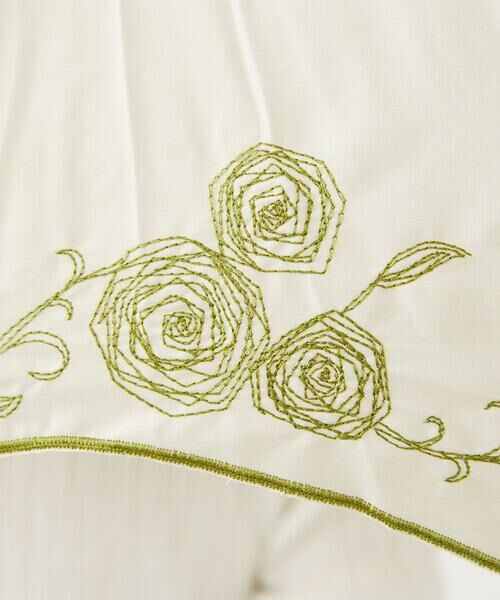 Sybilla / シビラ 傘 | 【晴雨兼用・UVカット】フラワーモチーフ刺繍日傘 | 詳細5