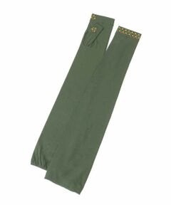 Sybilla / シビラ 手袋 | 【日本製/接触冷感】モチーフ刺繍フィンガーレスロンググローブ