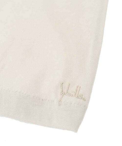 Sybilla / シビラ 手袋 | 【日本製/接触冷感】モチーフ刺繍フィンガーレスロンググローブ | 詳細5