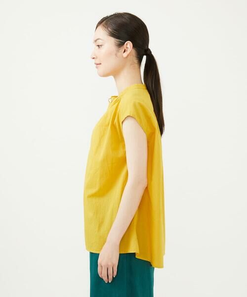 Sybilla / シビラ シャツ・ブラウス | 【INDIA】カディコットンフレンチスリーブブラウス | 詳細4