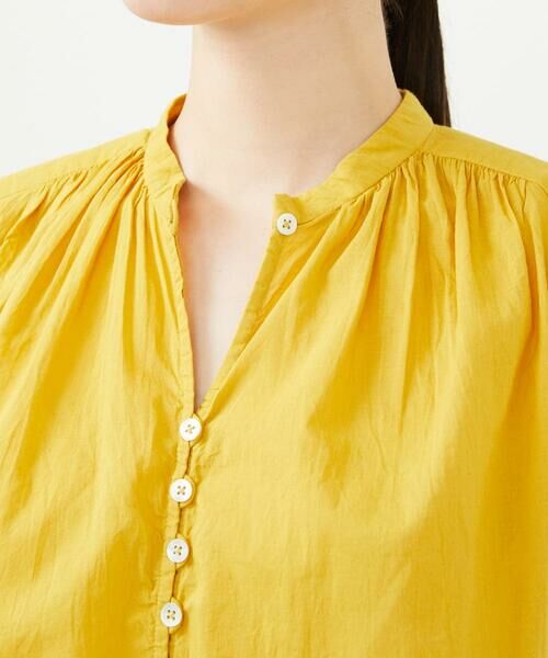 Sybilla / シビラ シャツ・ブラウス | 【INDIA】カディコットンフレンチスリーブブラウス | 詳細6