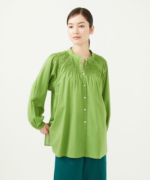 Sybilla / シビラ シャツ・ブラウス | 【INDIA】カディコットンピンタックブラウス | 詳細3