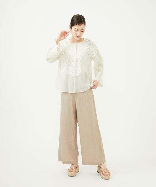 Sybilla / シビラ シャツ・ブラウス | 【INDIA】フラワーレースブラウス | 詳細12