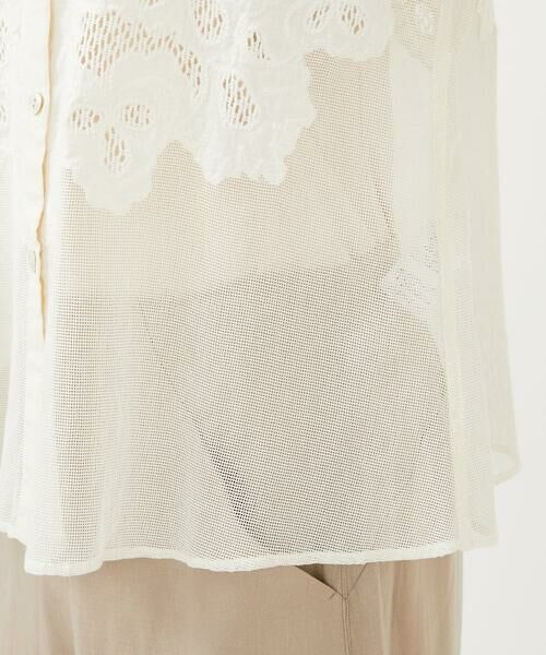 Sybilla / シビラ シャツ・ブラウス | 【INDIA】フラワーレースブラウス | 詳細9