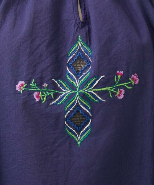 Sybilla / シビラ シャツ・ブラウス | 【INDIA】フラワー&ボーラー刺繍ブラウス | 詳細7