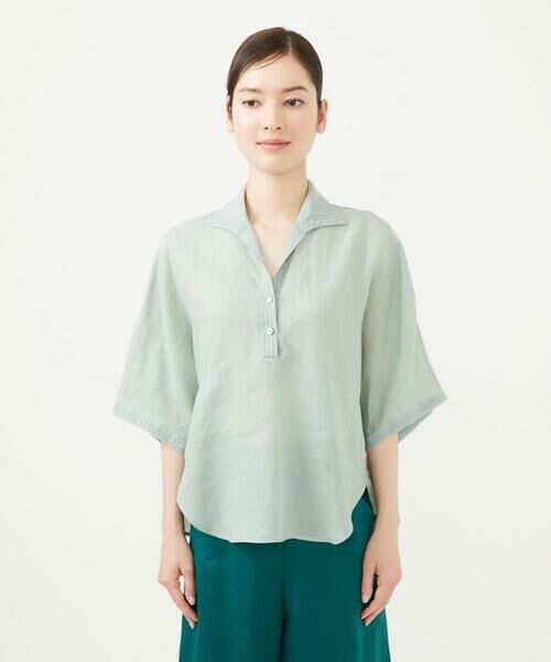 Sybilla / シビラ シャツ・ブラウス | リネンローンシャツブラウス | 詳細1