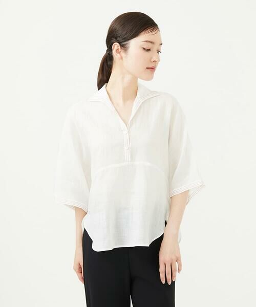 Sybilla / シビラ シャツ・ブラウス | リネンローンシャツブラウス | 詳細10