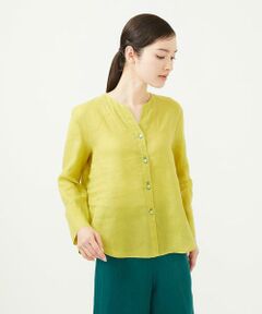 Sybilla / シビラ シャツ・ブラウス | リネンローンボタンホール刺繍ブラウス