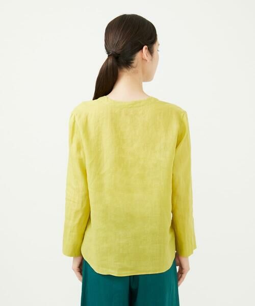 Sybilla / シビラ シャツ・ブラウス | リネンローンボタンホール刺繍ブラウス | 詳細3