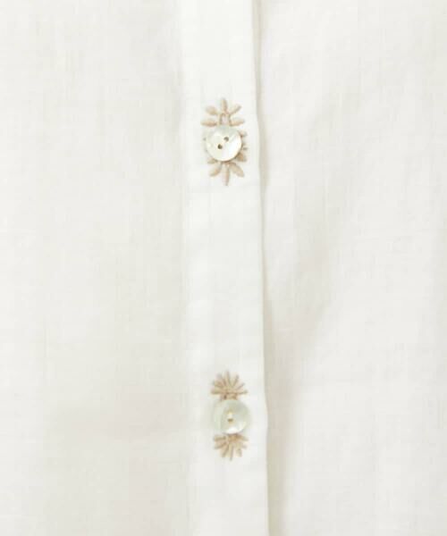 Sybilla / シビラ シャツ・ブラウス | リネンローンボタンホール刺繍ブラウス | 詳細14