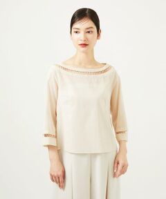 Sybilla / シビラ シャツ・ブラウス | ハシゴ刺繍シアーブラウス