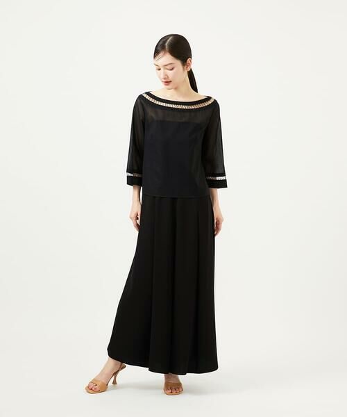 Sybilla / シビラ シャツ・ブラウス | ハシゴ刺繍シアーブラウス | 詳細10