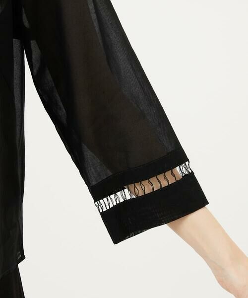 Sybilla / シビラ シャツ・ブラウス | ハシゴ刺繍シアーブラウス | 詳細8