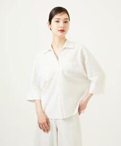Sybilla / シビラ シャツ・ブラウス | メタリックリネンシャツ