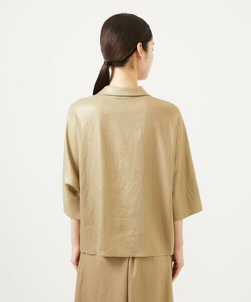 Sybilla / シビラ シャツ・ブラウス | メタリックリネンシャツ | 詳細3