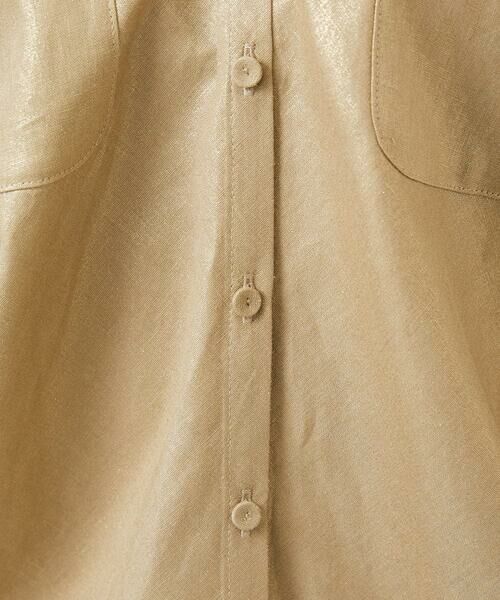 Sybilla / シビラ シャツ・ブラウス | メタリックリネンシャツ | 詳細5