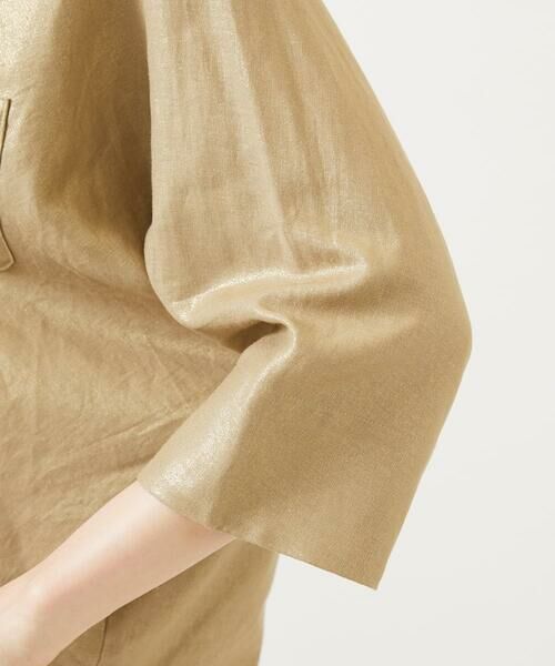 Sybilla / シビラ シャツ・ブラウス | メタリックリネンシャツ | 詳細7