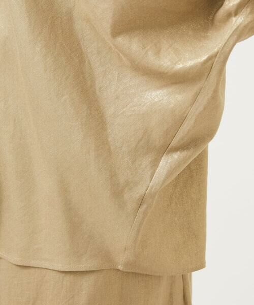 Sybilla / シビラ シャツ・ブラウス | メタリックリネンシャツ | 詳細8