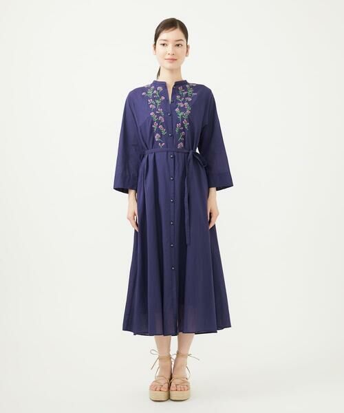 Sybilla / シビラ ロング・マキシ丈ワンピース | 【INDIA】フラワー刺繍ドレス | 詳細2