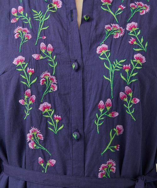 Sybilla / シビラ ロング・マキシ丈ワンピース | 【INDIA】フラワー刺繍ドレス | 詳細6