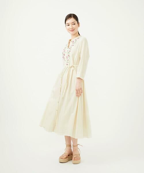 Sybilla / シビラ ロング・マキシ丈ワンピース | 【INDIA】フラワー刺繍ドレス | 詳細10