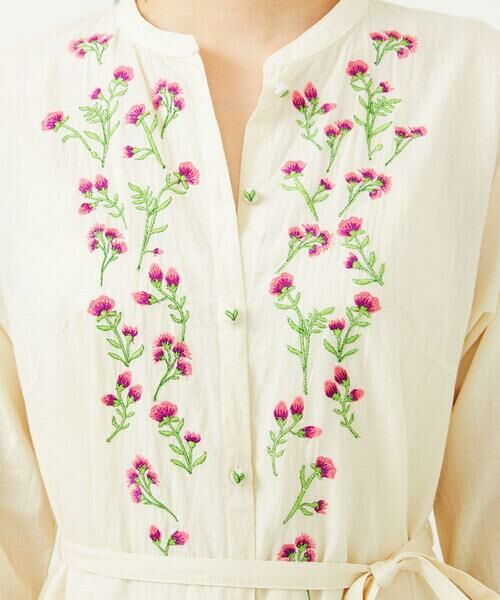 Sybilla / シビラ ロング・マキシ丈ワンピース | 【INDIA】フラワー刺繍ドレス | 詳細11