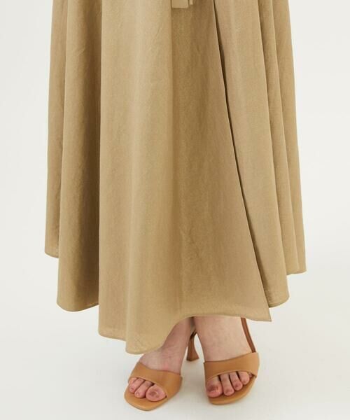 Sybilla / シビラ ロング・マキシ丈ワンピース | 【メディア着用】メタリックリネンカシュクールドレス | 詳細7