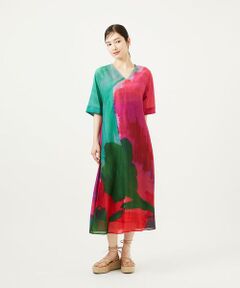 Sybilla / シビラ ロング・マキシ丈ワンピース | アートプリントドレス