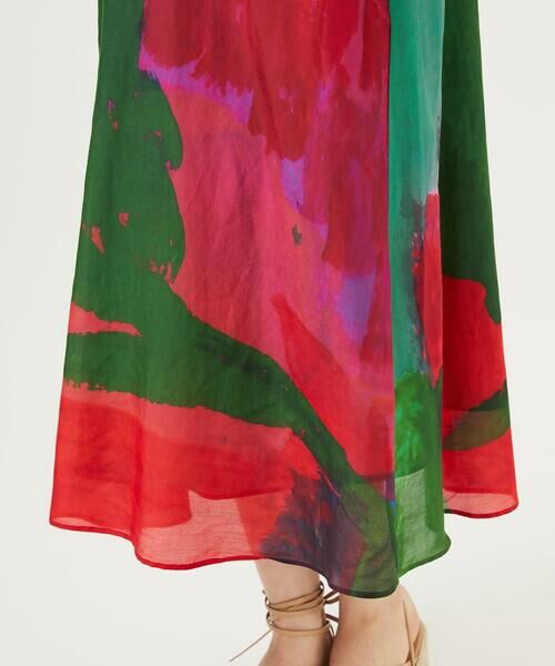 Sybilla / シビラ ロング・マキシ丈ワンピース | アートプリントドレス | 詳細8