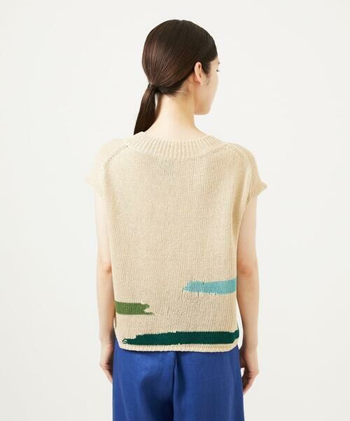 Sybilla / シビラ ニット・セーター | ハンドペイント柄プルオーバー | 詳細3