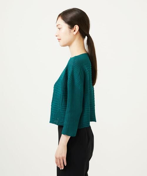 Sybilla / シビラ ニット・セーター | ペーパーヤーンジオメトリックプルオーバー | 詳細2