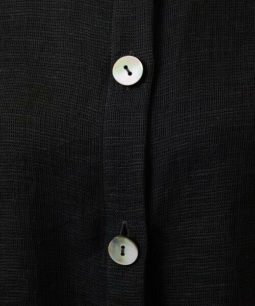 Sybilla / シビラ ノーカラージャケット | リネンカラミシアージャケット | 詳細7
