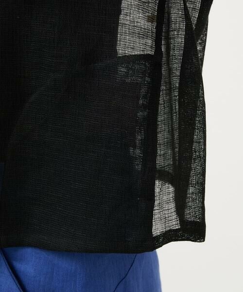 Sybilla / シビラ ノーカラージャケット | リネンカラミシアージャケット | 詳細9