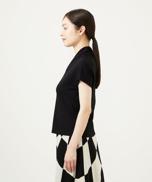 Sybilla / シビラ カットソー | Vネック梨地カットソー | 詳細3