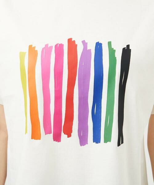 Sybilla / シビラ カットソー | レインボーストライププリントTシャツ | 詳細5