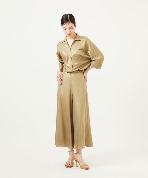 Sybilla / シビラ その他パンツ | メタリックリネンフレアパンツ | 詳細7
