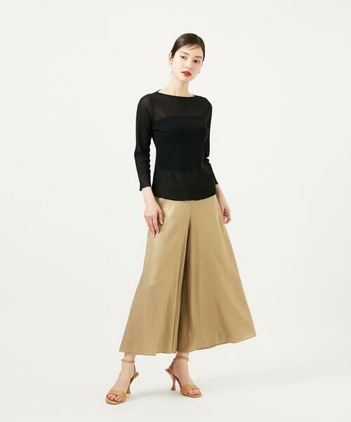 Sybilla / シビラ その他パンツ | メタリックリネンフレアパンツ | 詳細8