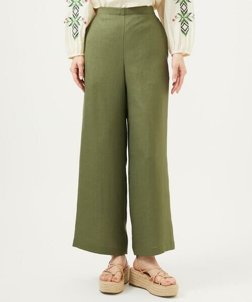 Sybilla / シビラ その他パンツ | リネン風ストレートパンツ | 詳細1