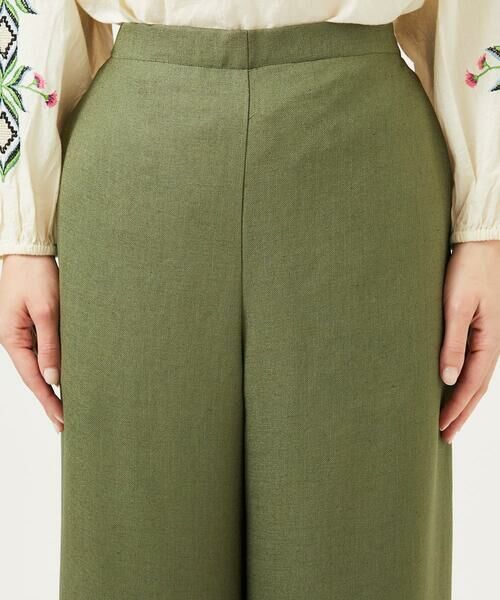 Sybilla / シビラ その他パンツ | リネン風ストレートパンツ | 詳細4