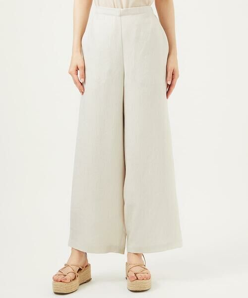 Sybilla / シビラ その他パンツ | リネン風ストレートパンツ | 詳細10