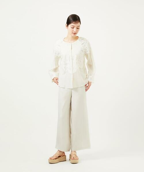 Sybilla / シビラ その他パンツ | リネン風ストレートパンツ | 詳細11