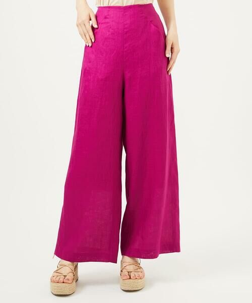 Sybilla / シビラ その他パンツ | 平織りリネンワイドパンツ | 詳細1