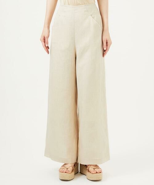 Sybilla / シビラ その他パンツ | 平織りリネンワイドパンツ | 詳細15