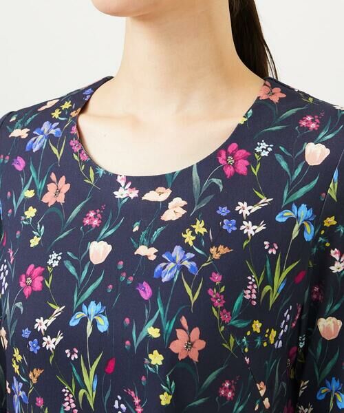 Sybilla / シビラ ロング・マキシ丈ワンピース | フラワーガーデンプリントジャージードレス | 詳細7